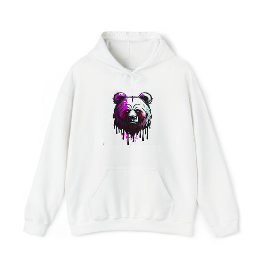 Graffiti Hoodie, Graffiti sweatshirt, Bear Urban Art, Hooded Sweatshirt - SaviTraviDesigns