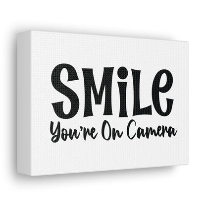 Smile You are on Camera, Home decor quotes, House and home signs, Inspirational home quotes, Home sweet home signs, Welcome home signs, Family home quotes, Living room wall quotes - SaviTraviDesigns