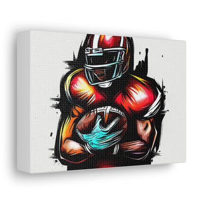 Football Player, Graffiti art prints, Street art canvas, Urban art decor, Graffiti-style wall art, Graffiti canvas prints, Street art posters - SaviTraviDesigns