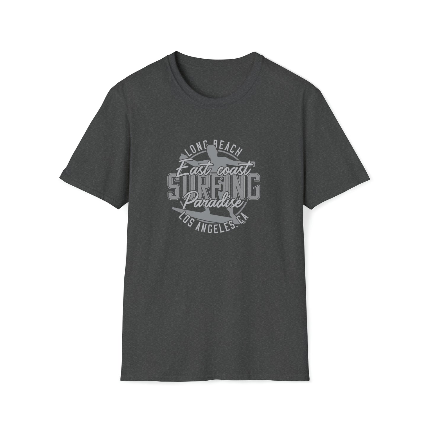 Long Beach Surfing |Beach Lifestyle Shirts | Summer Vibe Apparel Dark Heather