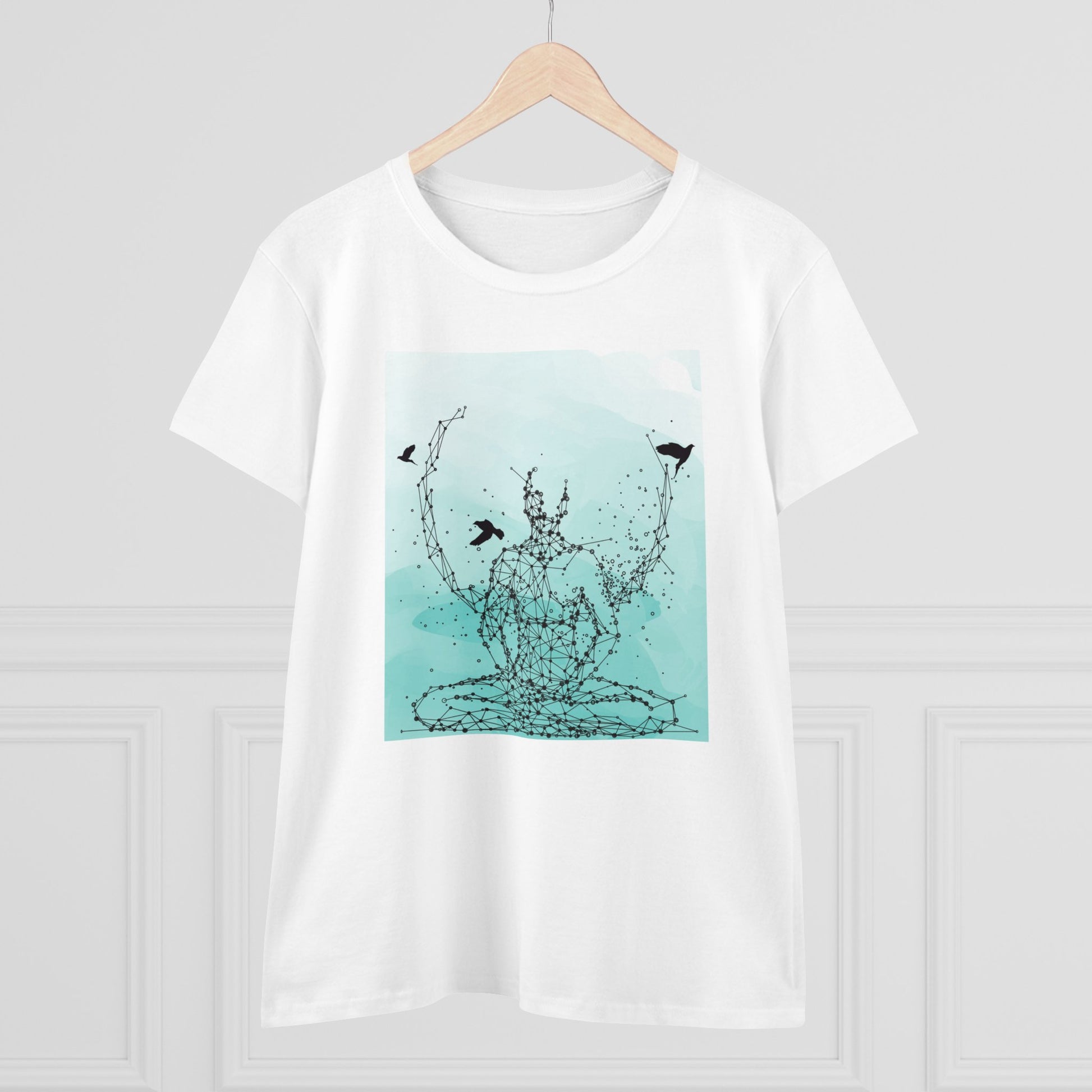 Meditation T-Shirts, Yoga Graphic Tees, Mindfulness Apparel, Zen T-Shirts, Spiritual Shirts, Chakra Tees, Womens T-Shirt