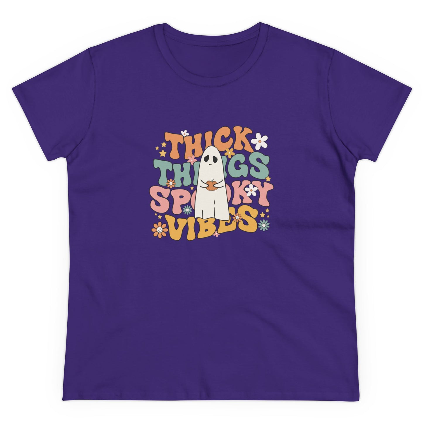 Thick Spooky Vibes, Halloween Graphic Shirts, Spooky Halloween Shirts, Scary Halloween Shirt Designs, Cute Halloween Graphic Tees, Funny Halloween Shirt Ideas Purple