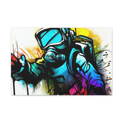 Graffiti Mask, Graffiti Artist, Graffiti-inspired home decor, Modern street art prints, Graffiti wall art, Street art canvas art, Graffiti artist prints