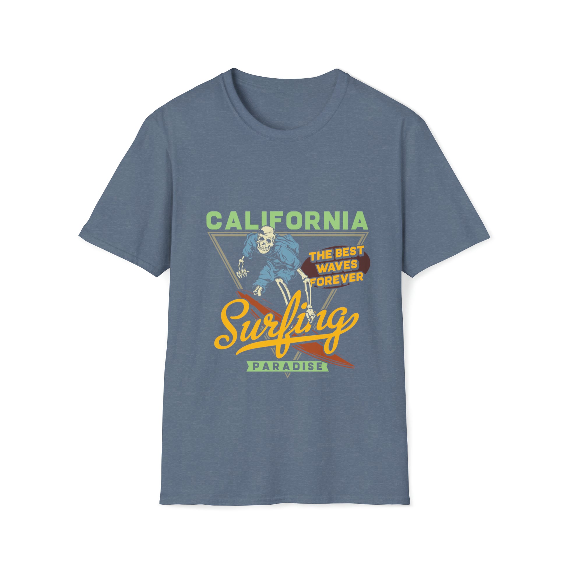 California Surfing Paradise, Beachwear Graphics, Tropical T-Shirt Designs, Ocean-Inspired Shirts, Surfing Graphics, Sun and Sand Apparel, Summer Wardrobe Essentials - SaviTraviDesigns