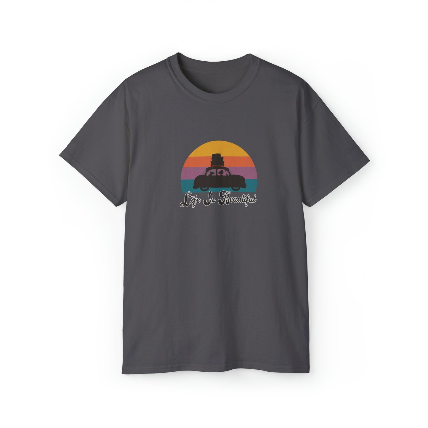 Outdoor Graphic T-shirt, Adventure T-Shirts, Nature-Inspired Tees, Hiking T-Shirts, Camping Graphic Shirts, Mountain Tee Shirts Charcoal