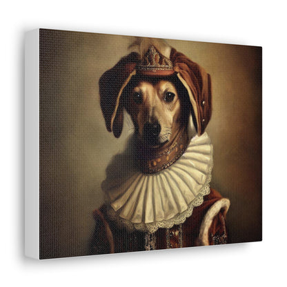 Fancy Dog, Canvas Dog Art, Dog Wall Art, Canine Canvas Art,Canvas Gallery Wraps, Pet Art