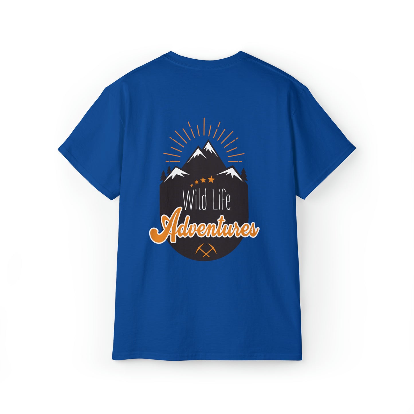 Wildlife Adventures | Hiking & Camping Tee | Nature-Inspired Outdoor Apparel Royal