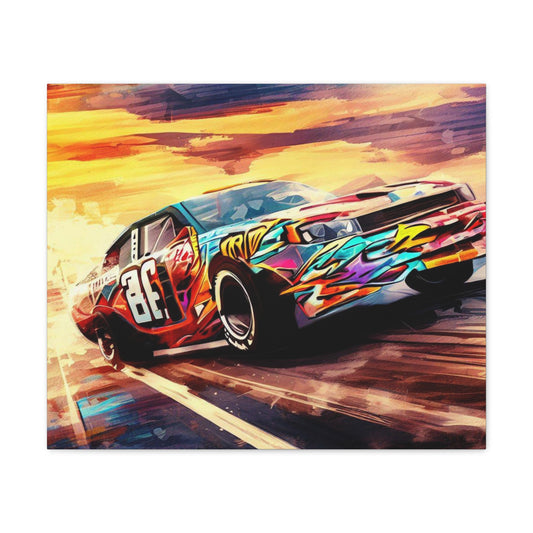 Nascar Painting, Racing Canvas, Graffiti canvas prints, Spray can art paintings, Street art, Urban graffiti artwork, Graffiti wall decor - SaviTraviDesigns