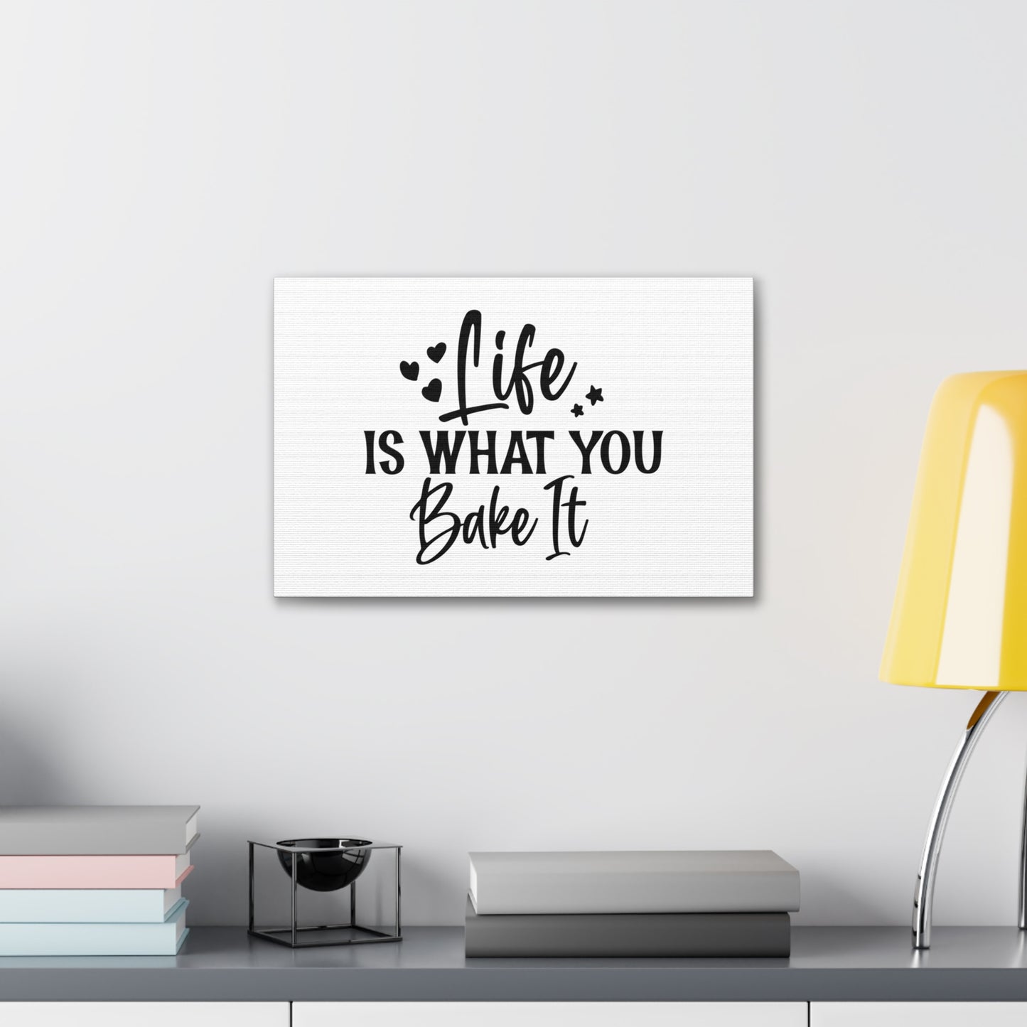 Life Is What You Bake It, Kitchen quote canvas prints, Kitchen wall decor quotes, Kitchen canvas art, Funny kitchen quotes on canvas, Inspirational kitchen quotes - SaviTraviDesigns