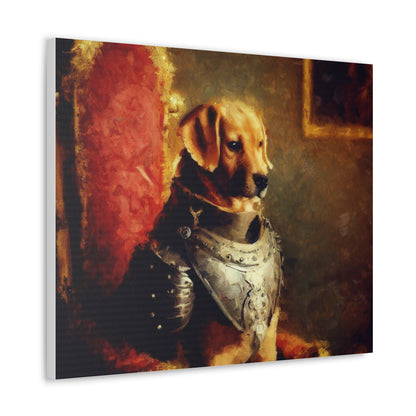 Fancy Dog, Canvas Dog Art, Dog Wall Art, Canine Canvas Art,Canvas Gallery Wraps, Pet Art, King Dog