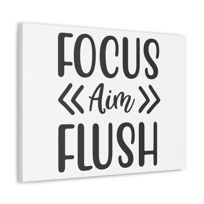 Focus Aim Flush, Rustic Bathroom Decor, Farmhouse Bathroom Signs, Modern Bathroom Wall Decor, Funny Bathroom Signs, Bathroom Wall Art Ideas - SaviTraviDesigns