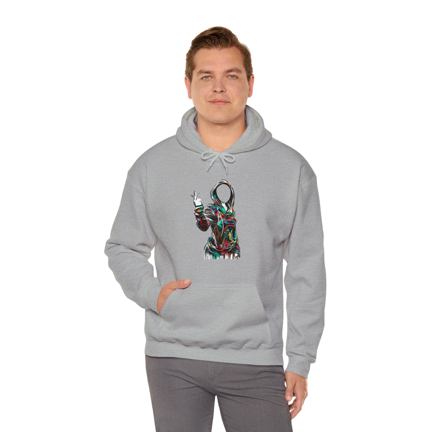 Graffiti Hoodie, Hooded Sweatshirt, Digital Female, Urban Street Design - SaviTraviDesigns