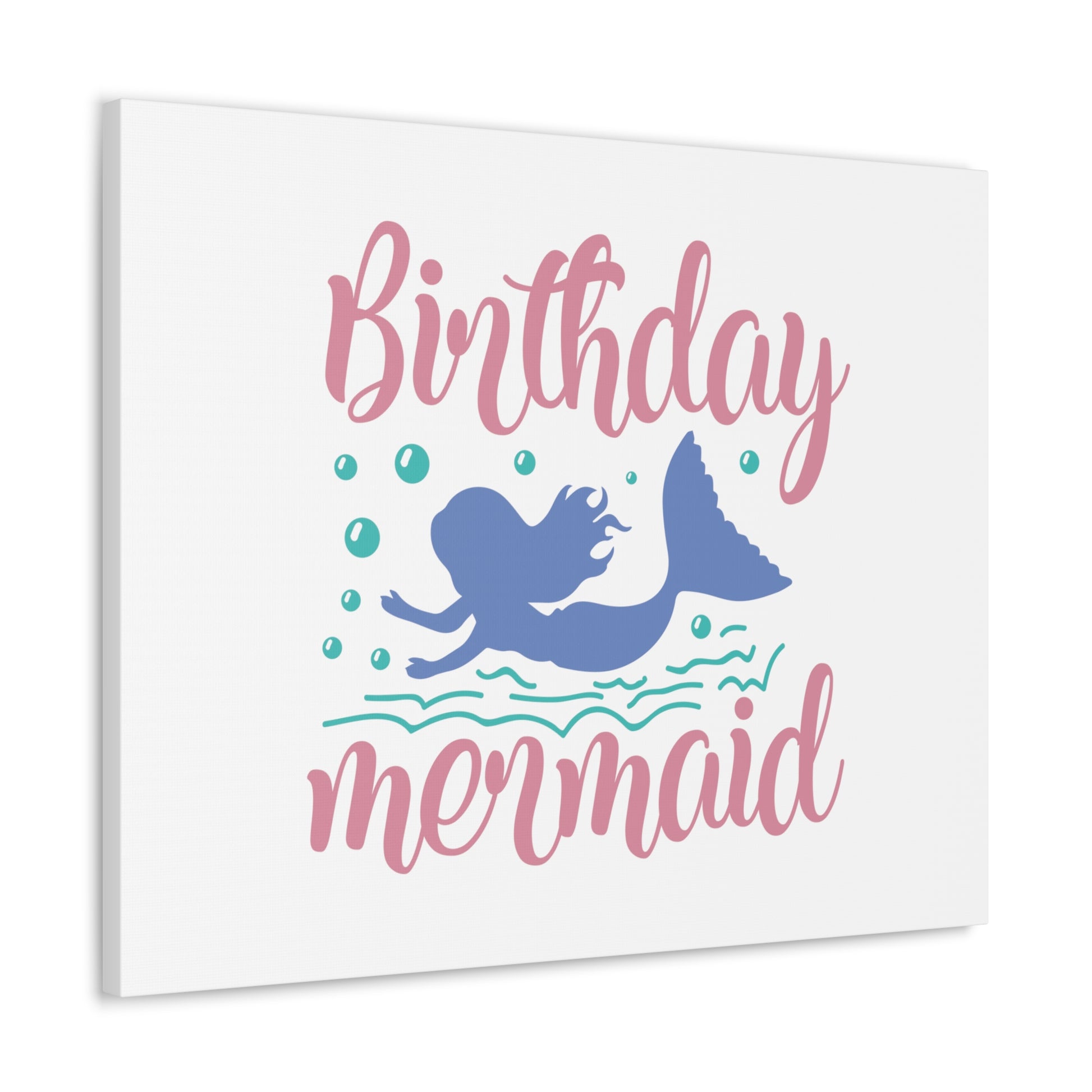 Birthday Mermaid, Mermaid Wall Art, Coastal Mermaid Decor, Beach House Mermaid Signs, Nautical Mermaid Decor, Mermaid Nursery Wall Decor - SaviTraviDesigns