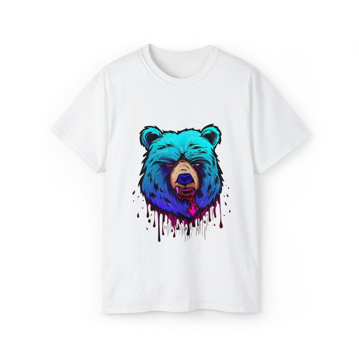 Graffiti shirt, Bear shirt, Urban Art T-Shirt, Blue BearUrban Art - SaviTraviDesigns