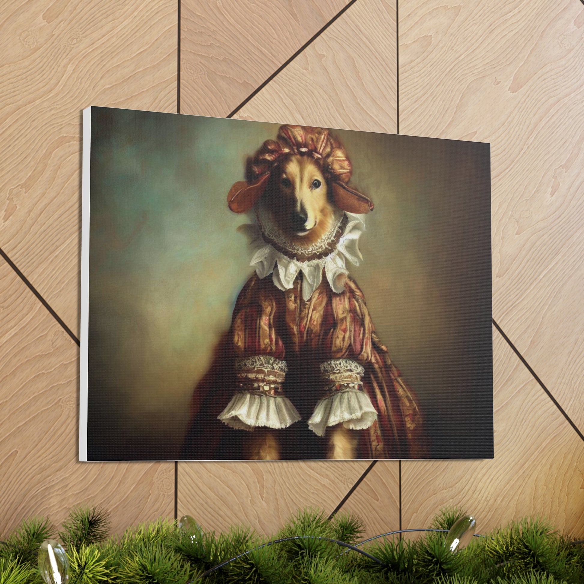 Fancy Dog, Canvas Dog Art, Dog Wall Art, Canine Canvas Art,Canvas Gallery Wraps, Pet Art