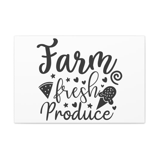 Farm Fresh Produce, Kitchen quote canvas prints, Kitchen wall decor quotes, Kitchen canvas art, Funny kitchen quotes on canvas, Inspirational kitchen quotes - SaviTraviDesigns