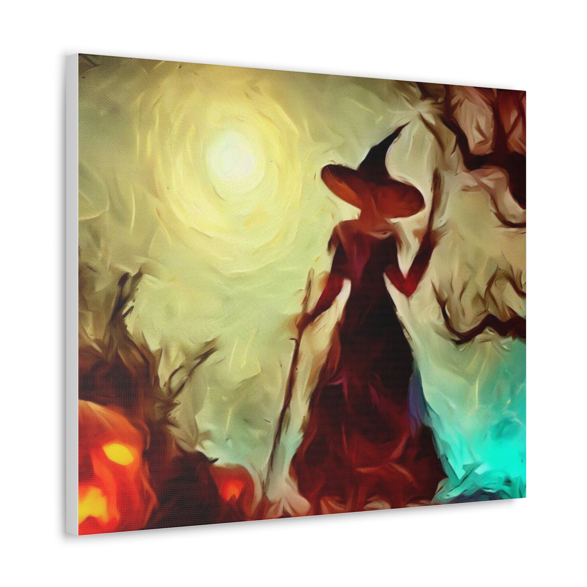 Halloween art, Witch canvas prints, Scary Halloween decor, Halloween home decor, Halloween wall, Gothic wall decor, Canvas Gallery Wraps - SaviTraviDesigns