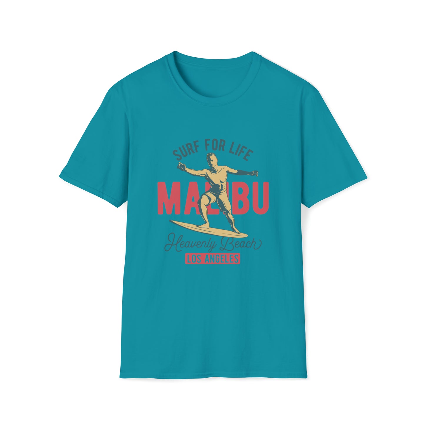 Malibu Heavenly Beach |Beach Lifestyle Shirts | Summer Vibe Apparel Tropical Blue