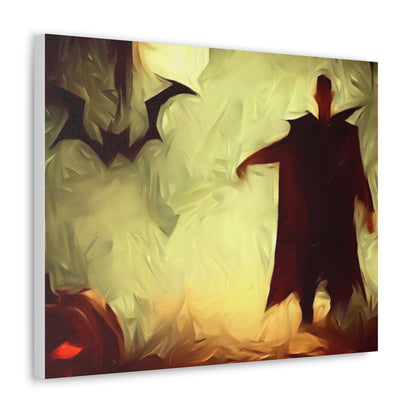 Halloween art, Vampire canvas prints, Scary Halloween decor, Halloween home decor, Halloween wall, Gothic wall decor, Canvas Gallery Wraps - SaviTraviDesigns