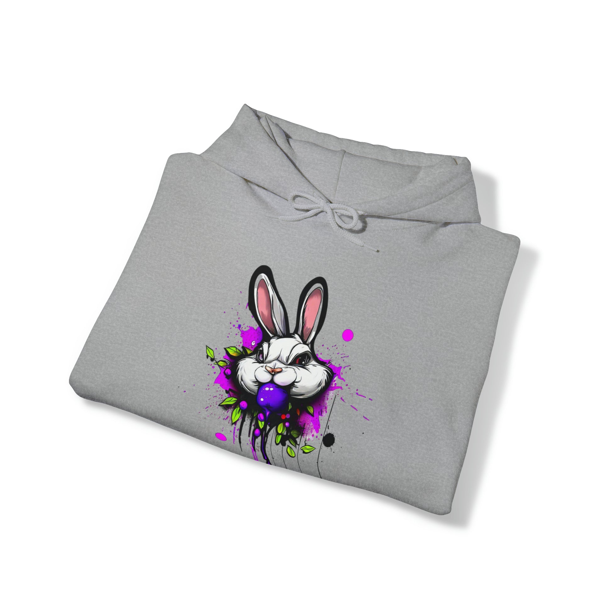 Bunny Hoodie, Graffiti Hoodie, Graffiti Sweatshirt, Bunny Urban art, Hooded Sweatshirt