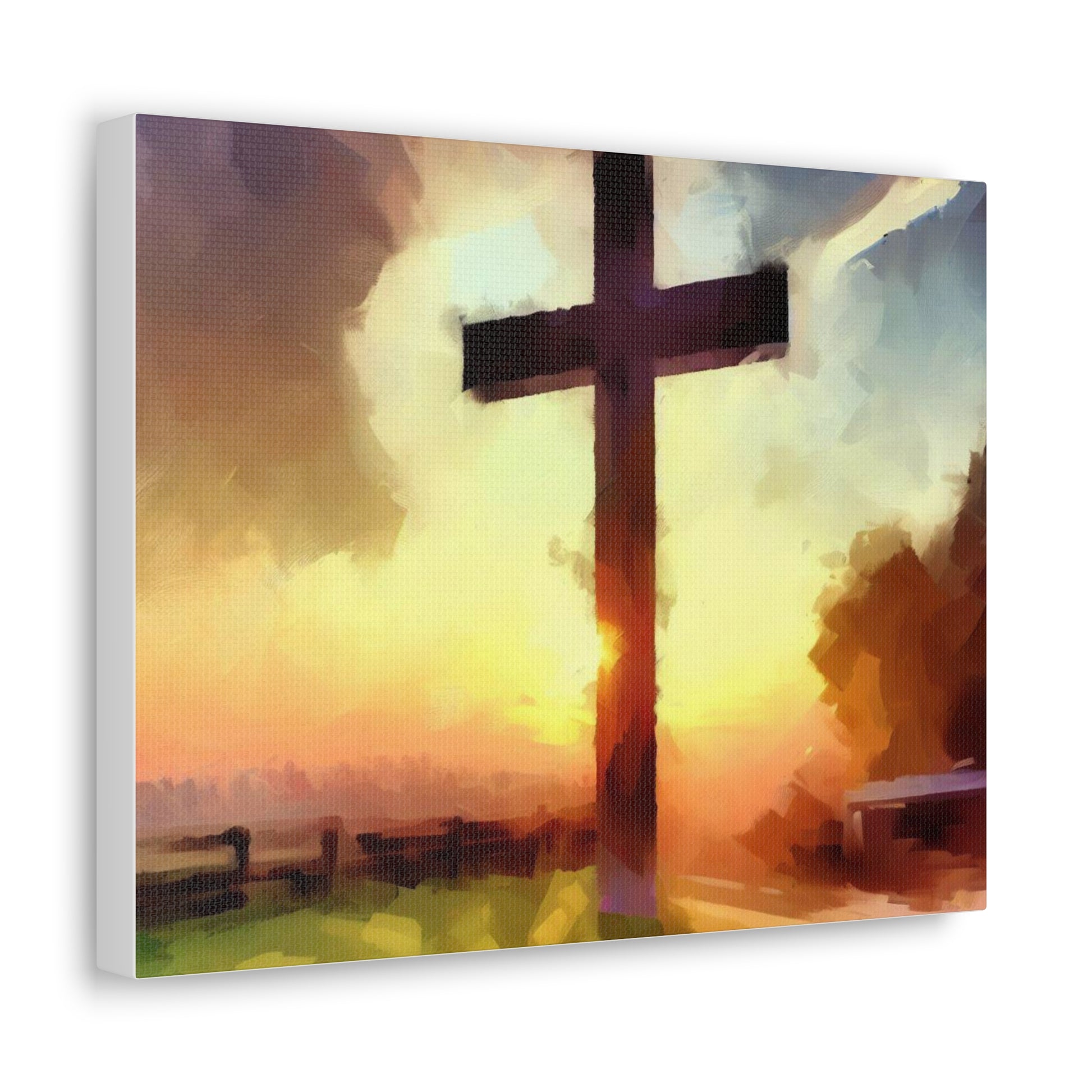 Christian wall art, Cross wall art, Country art, Canvas Gallery Wraps - SaviTraviDesigns