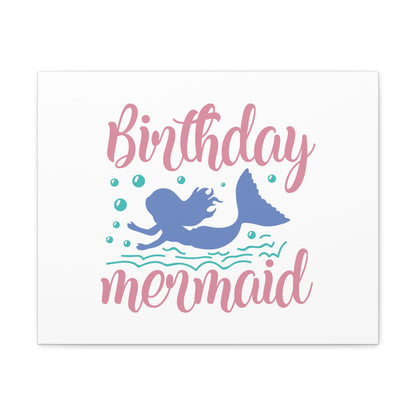 Birthday Mermaid, Mermaid Wall Art, Coastal Mermaid Decor, Beach House Mermaid Signs, Nautical Mermaid Decor, Mermaid Nursery Wall Decor - SaviTraviDesigns