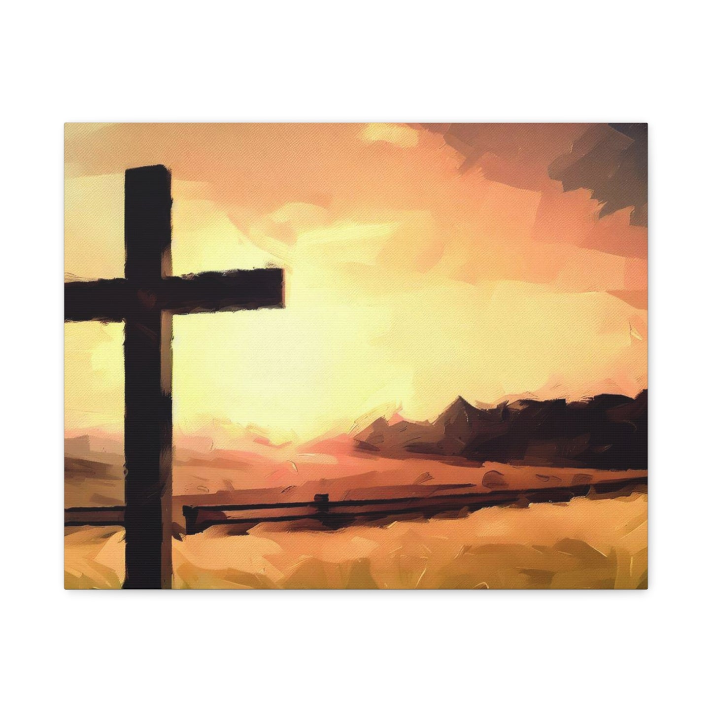 Christian wall art, Cross wall art, country art, Canvas Gallery Wraps - SaviTraviDesigns