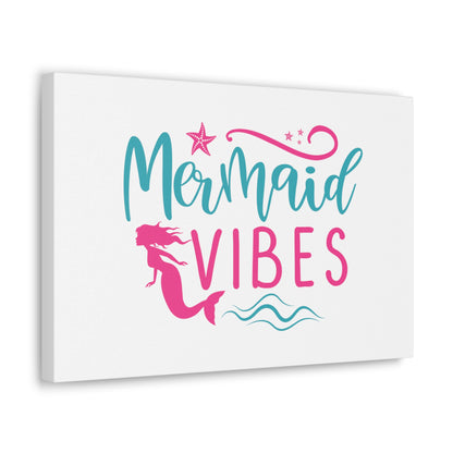 Mermaid Vibes, Mermaid Wall Art, Coastal Mermaid Decor, Beach House Mermaid Signs, Nautical Mermaid Decor, Mermaid Nursery Wall Decor - SaviTraviDesigns