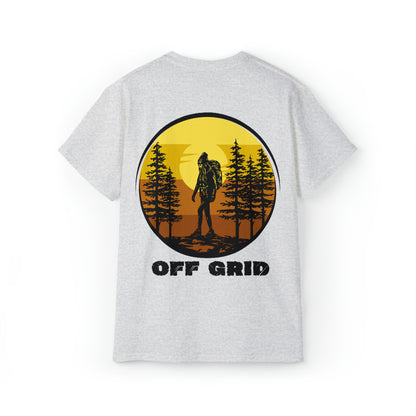 Off Grid T-Shirt, Outdoor Graphic T-shirt, Adventure T-Shirts, Nature Tees, Hiking T-Shirts, Camping Graphic Shirts, Mountain Tee Shirts - SaviTraviDesigns