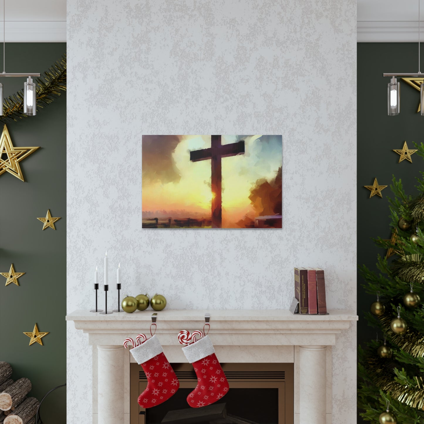 Christian wall art, Cross wall art, Country art, Canvas Gallery Wraps - SaviTraviDesigns