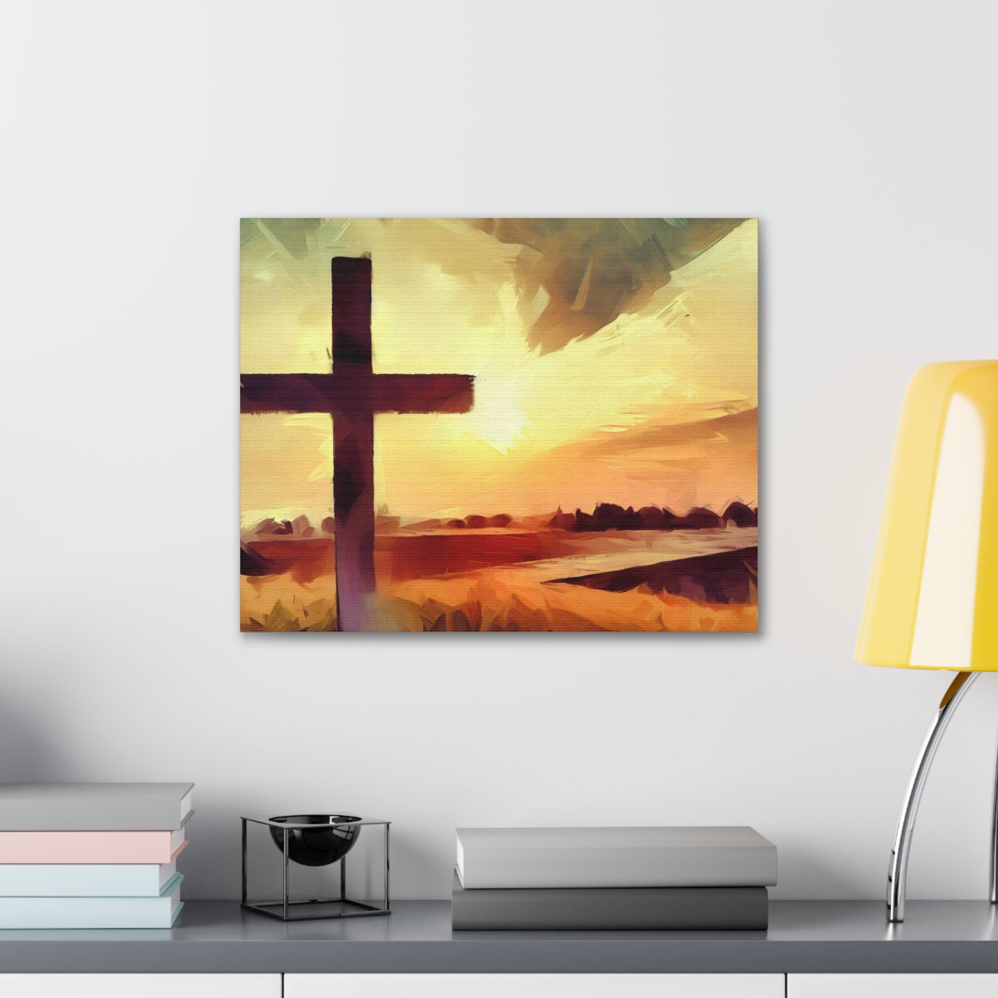 Christian Wall Art, Cross Wall Art, Canvas Gallery Wraps, Christian Country, Christian Art - SaviTraviDesigns