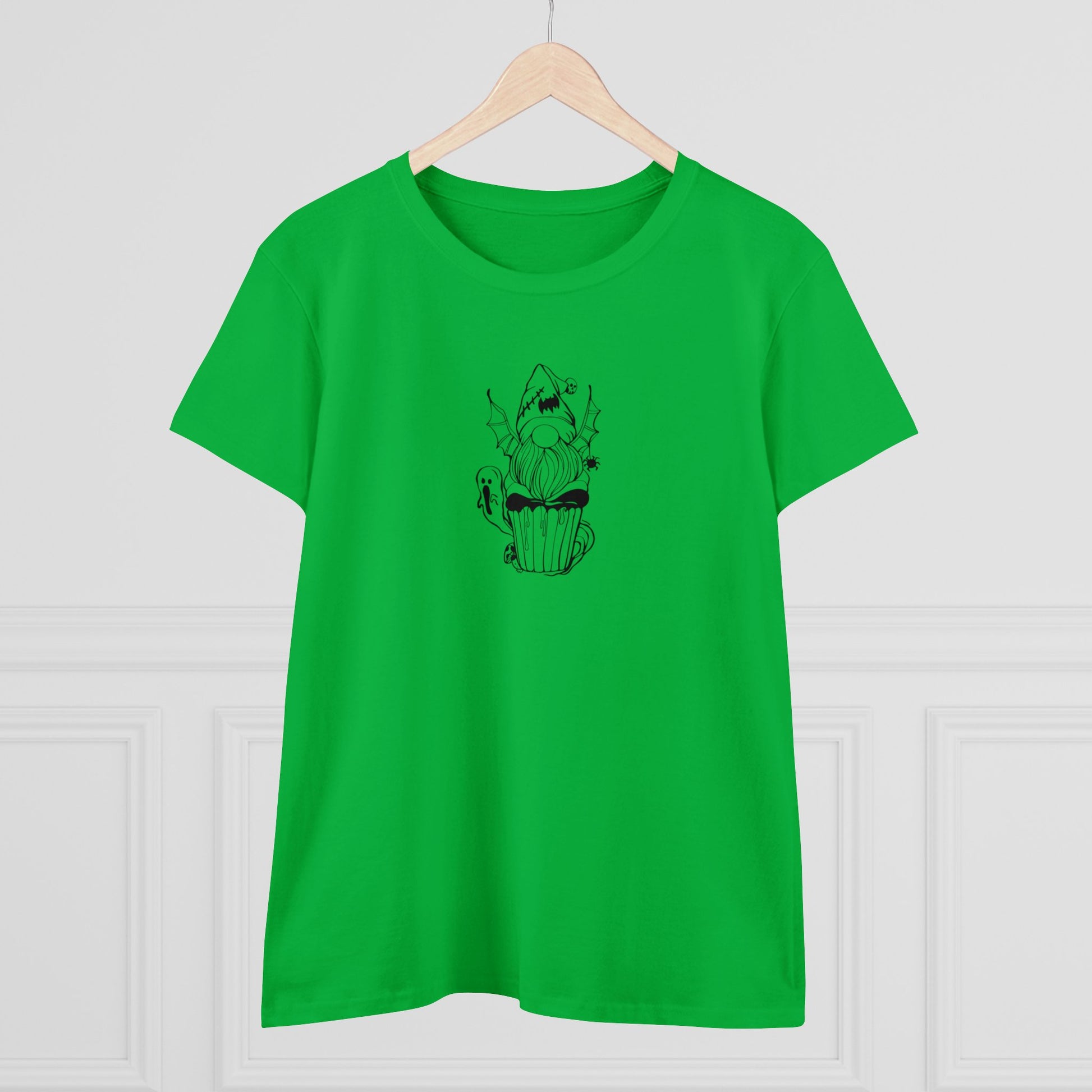 Spooky Elf Cupcake, Halloween Cupcake Designs, Halloween Graphic Shirts, Spooky Halloween Shirts, Cute Halloween Graphic Tees