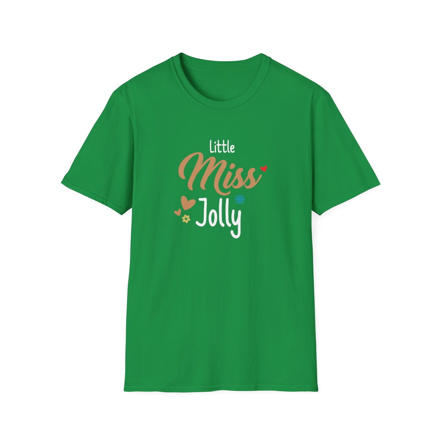 Little Miss Jolly Holiday Graphic Tee Irish Green