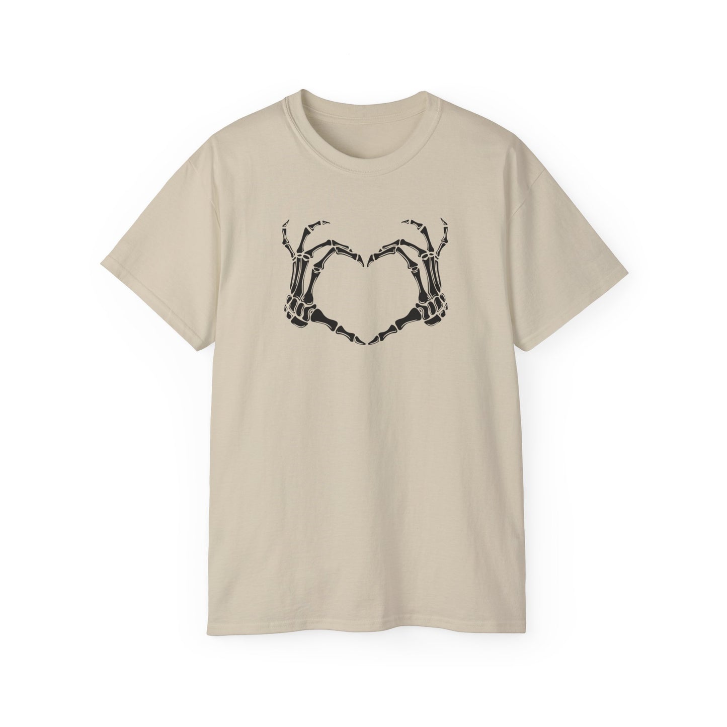 Bones Heart Tshirt Halloween Tee