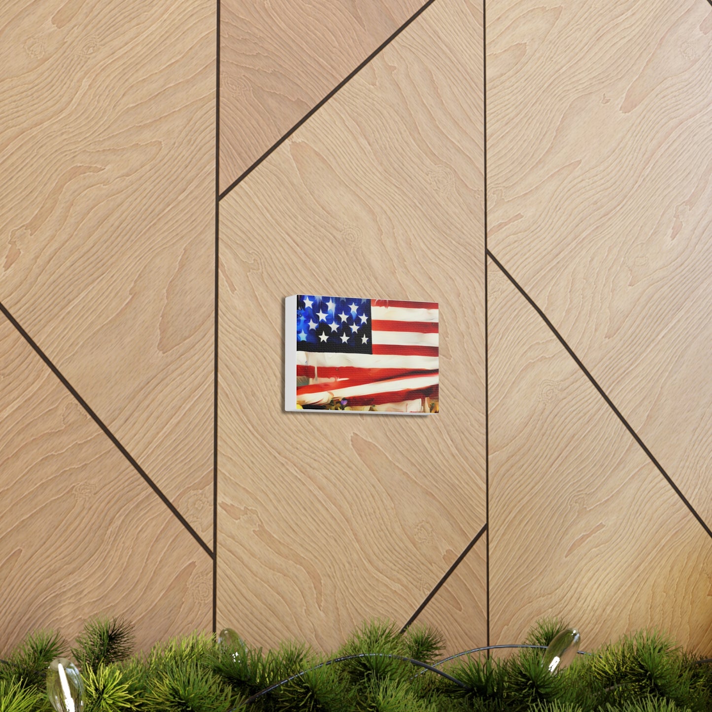 American Flag wall art, Flag wall art, Canvas Gallery Wraps - SaviTraviDesigns