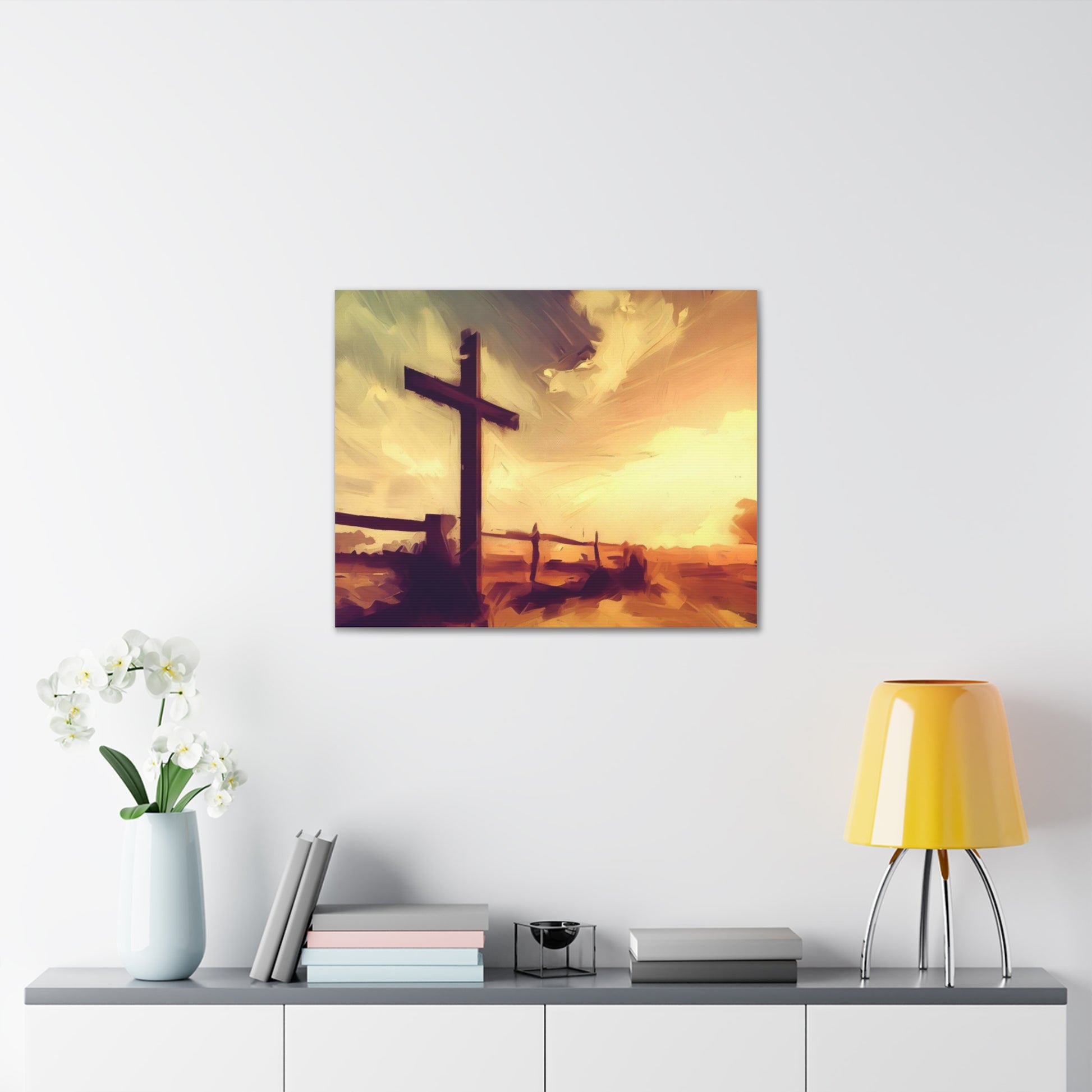 Christian wall art, Cross wall art, Country art, farm art, Canvas Gallery Wraps - SaviTraviDesigns