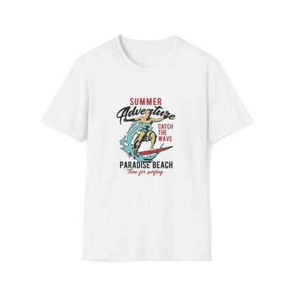 Summer Adventure Paradise Beach |Beach Lifestyle Shirts | Summer Vibe Apparel White