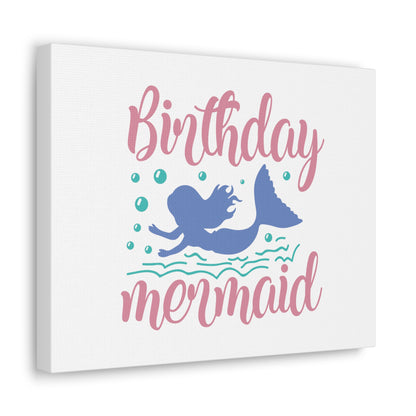 Birthday Mermaid, Mermaid Wall Art, Coastal Mermaid Decor, Beach House Mermaid Signs, Nautical Mermaid Decor, Mermaid Nursery Wall Decor - SaviTraviDesigns