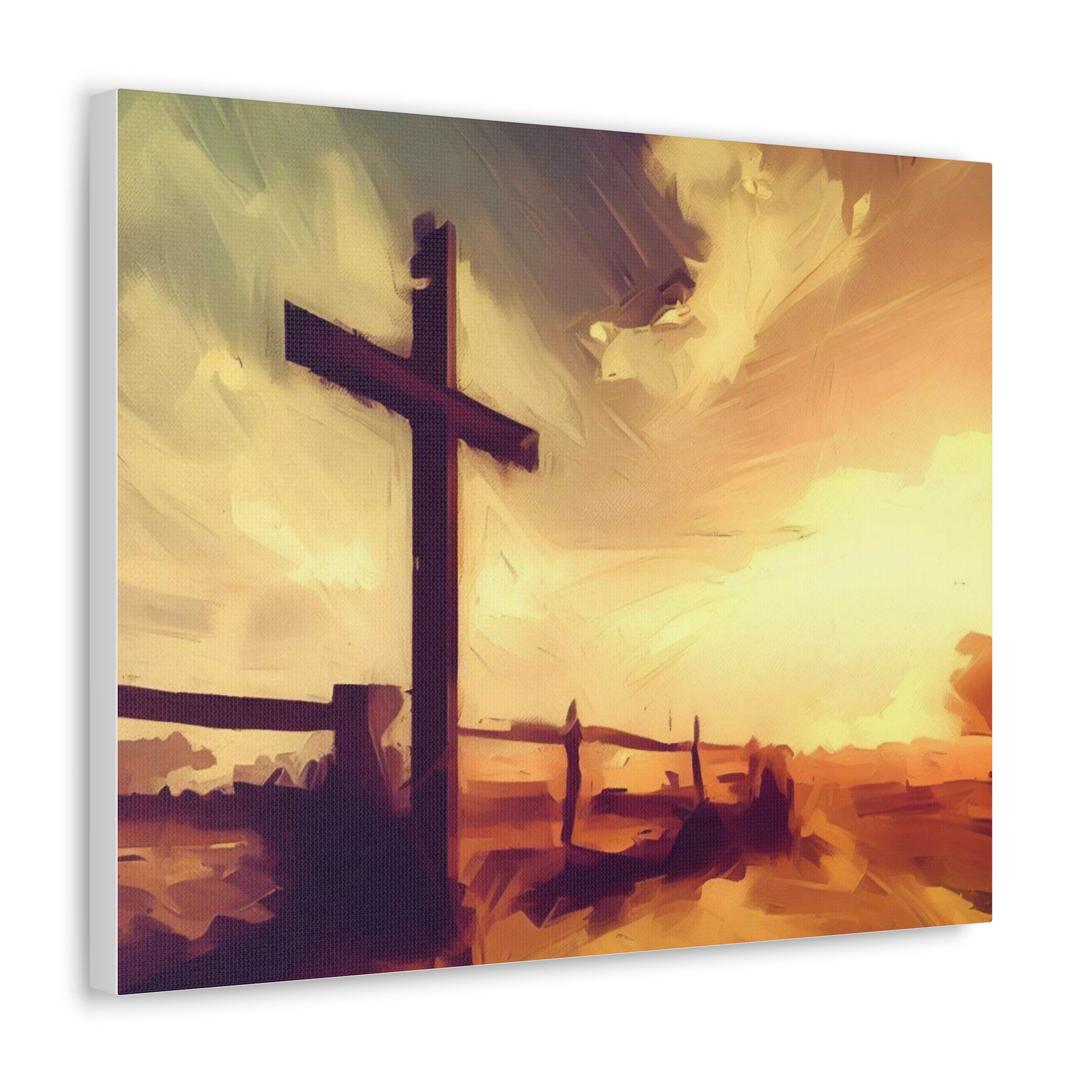 Christian wall art, Cross wall art, Country art, farm art, Canvas Gallery Wraps - SaviTraviDesigns