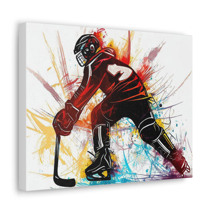 Graffiti Hockey Player, Graffiti art prints, Street art canvas, Urban art decor, Graffiti-style wall art, Graffiti canvas prints, Street art posters - SaviTraviDesigns