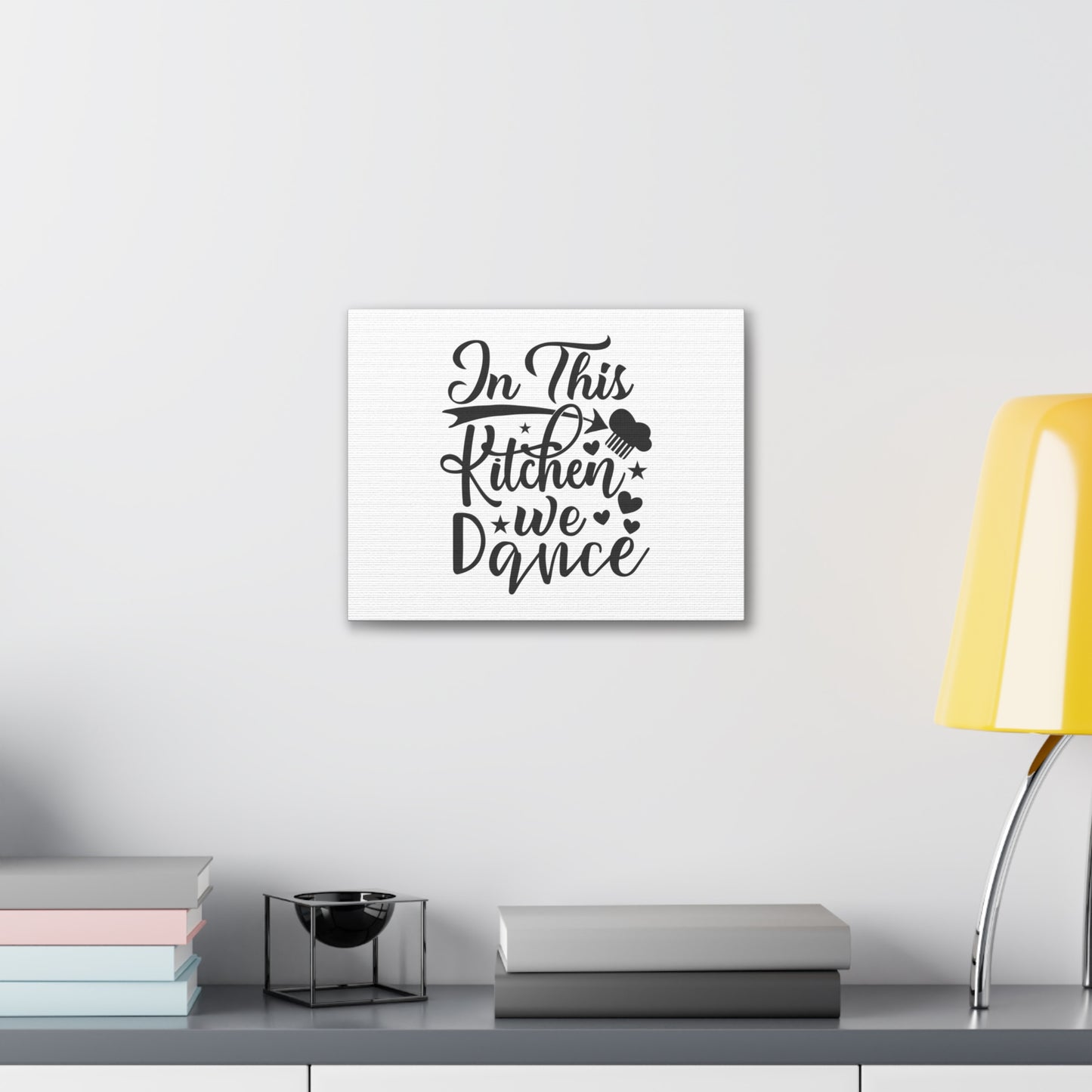 In This Kitchen We Dance, Kitchen quote canvas prints, Kitchen wall decor quotes, Kitchen canvas art, Funny kitchen quotes on canvas, Inspirational kitchen quotes