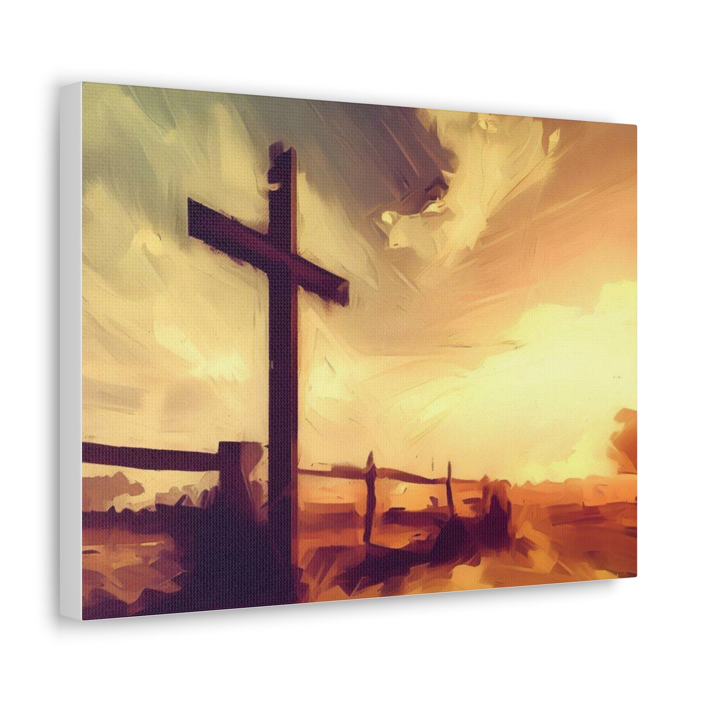 Christian wall art, Cross wall art, Country art, farm art, Canvas Gallery Wraps - SaviTraviDesigns