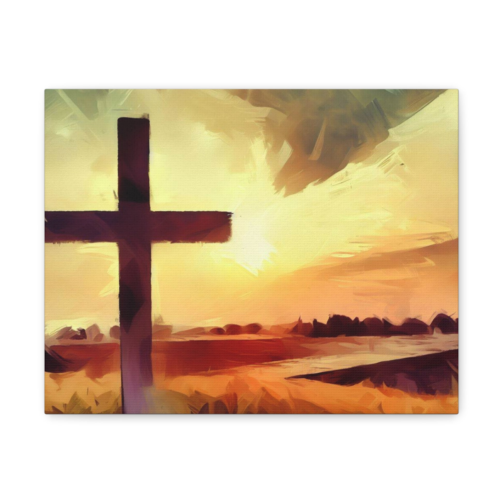 Christian Wall Art, Cross Wall Art, Canvas Gallery Wraps, Christian Country, Christian Art - SaviTraviDesigns