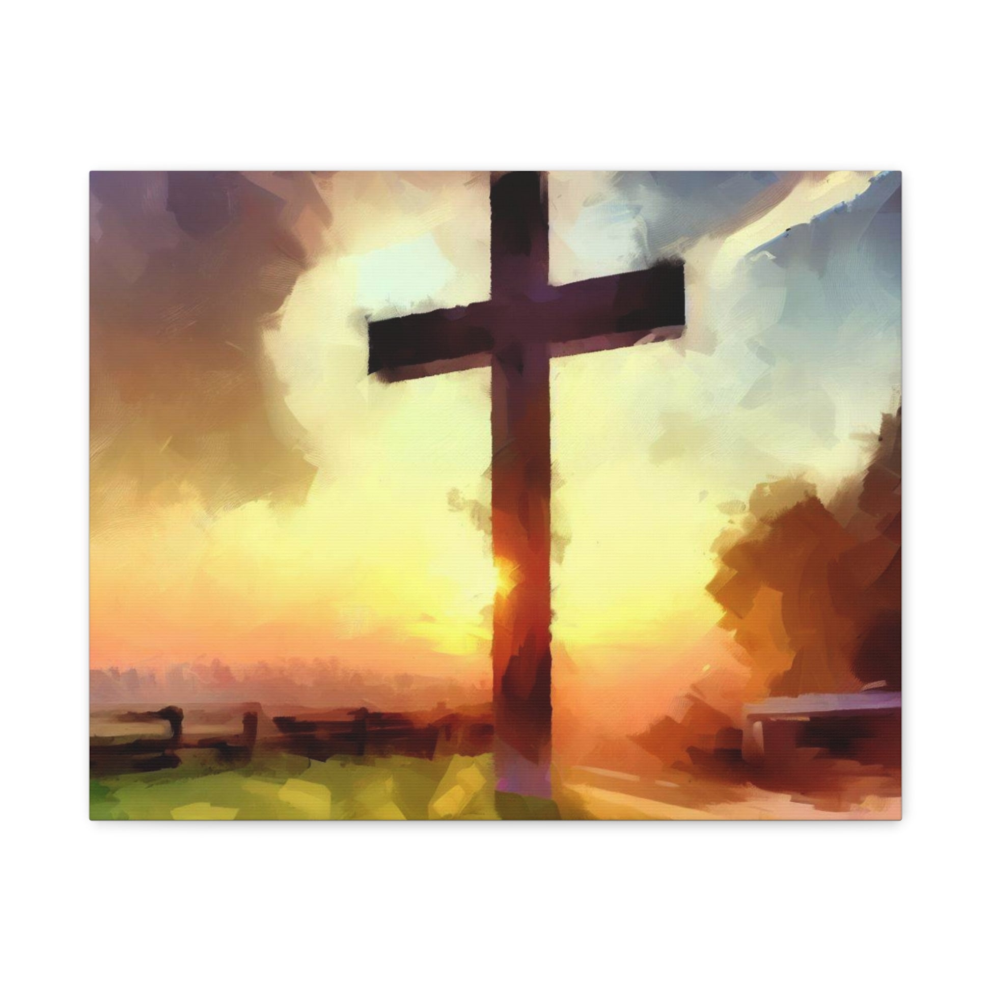 Christian wall art, Cross wall art, Country art, Canvas Gallery Wraps - SaviTraviDesigns