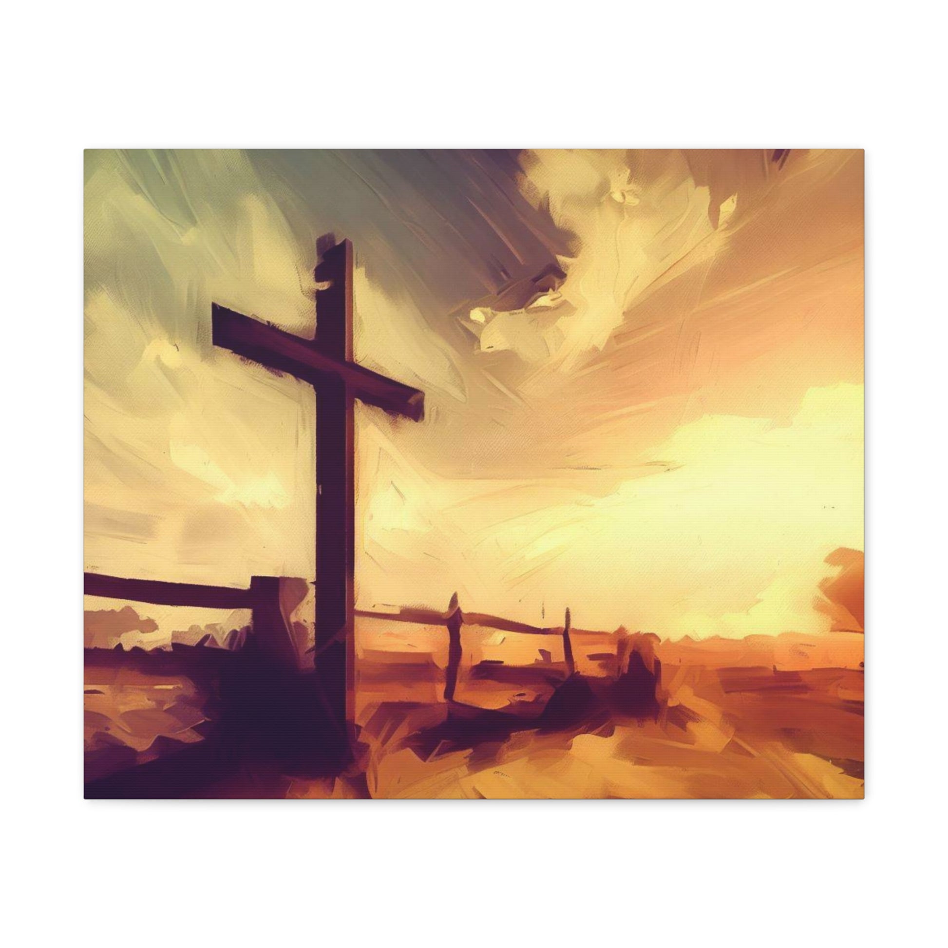 Christian wall art, Cross wall art, Country art, farm art, Canvas Gallery Wraps - SaviTraviDesigns