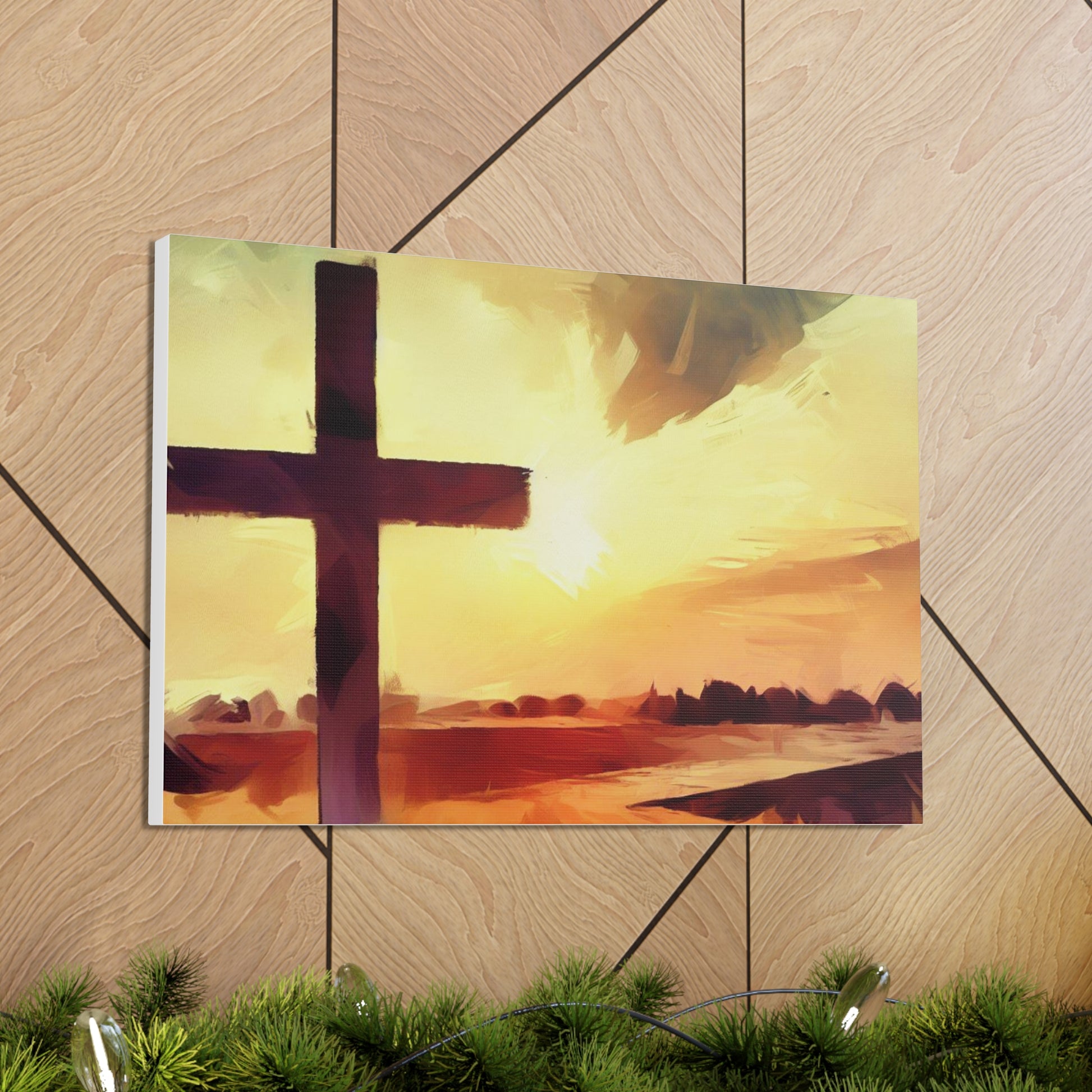 Christian Wall Art, Cross Wall Art, Canvas Gallery Wraps, Christian Country, Christian Art - SaviTraviDesigns