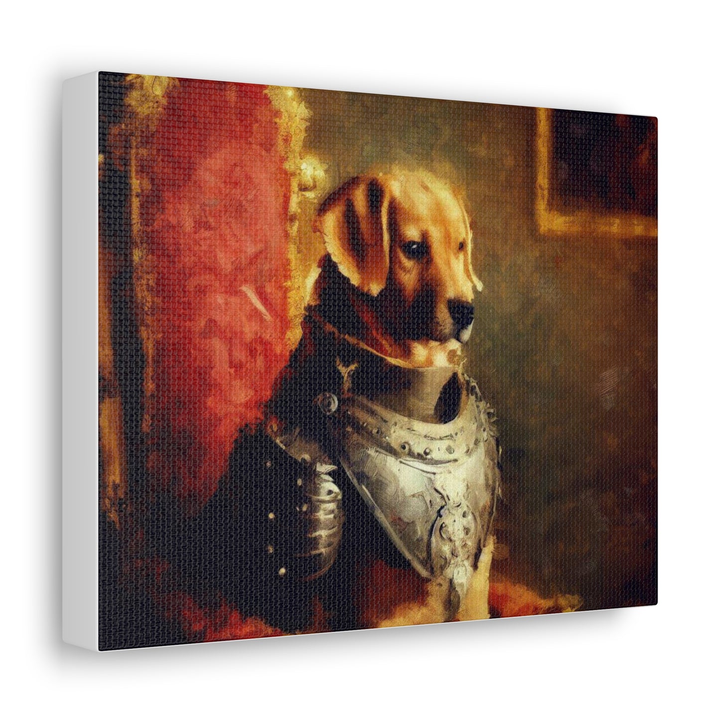 Fancy Dog, Canvas Dog Art, Dog Wall Art, Canine Canvas Art,Canvas Gallery Wraps, Pet Art, King Dog