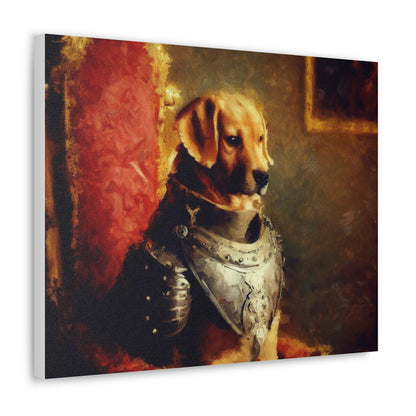 Fancy Dog, Canvas Dog Art, Dog Wall Art, Canine Canvas Art,Canvas Gallery Wraps, Pet Art, King Dog