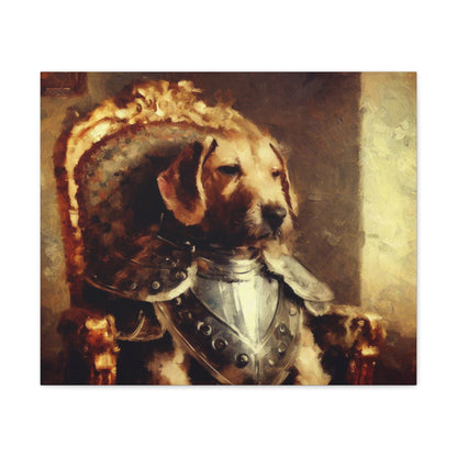 Fancy Dog, Canvas Dog Art, Dog Wall Art, Canine Canvas Art,Canvas Gallery Wraps 24″ x 20″ Premium Gallery Wraps (1.25″)