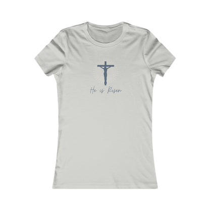 Divine Presence, He Has Risen Tshirt, Christian shirt, Women's Favorite Tee - SaviTraviDesigns